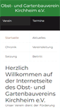 Mobile Screenshot of ogv-kirchheim.de